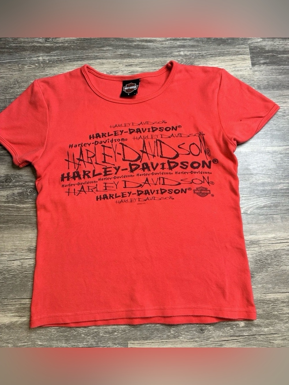 Vintage Harley-Davidson Louisville KY Red Graphic T-Shirt Women’s Large